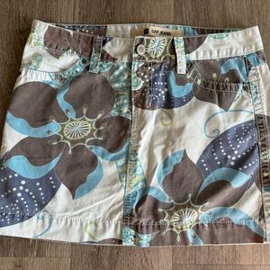 Gap Jean patterned skirt